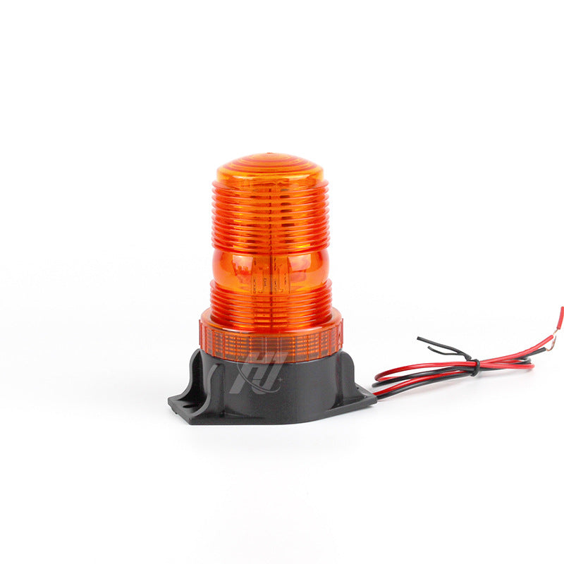 Suitable for forklift LED warning lights, calibration lights, engineering vehicle signal lights, roof lights, vehicle mounted flashing lights, yellow 9-90V