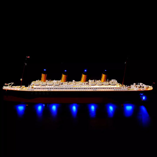 DIY building block lighting compatible with LEGO 10294 Titanic LED lights