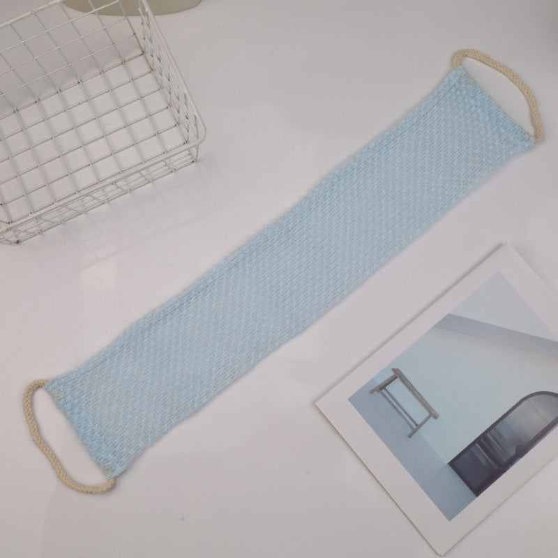 Striped Bath Scrubber Long Strip Nylon Sauna Towel Thickened Adult Back Scrubber