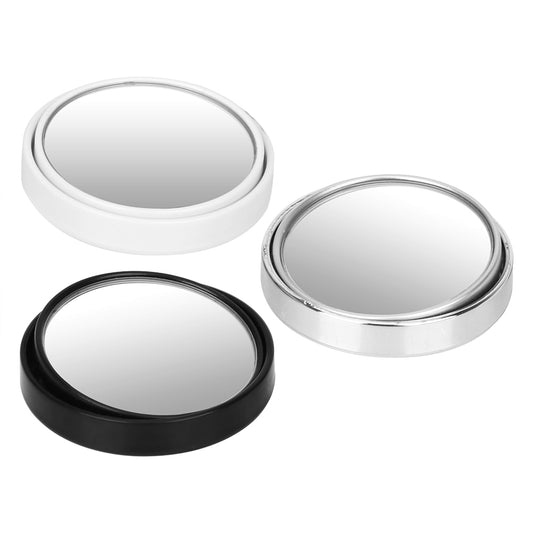 1PCS  Car Vehicle Side Blindspot Blind Spot Mirror Wide RearView Mirror 360 Wide Angle Round Convex Mirror Exterior Part