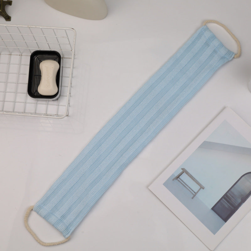 Striped Bath Scrubber Long Strip Nylon Sauna Towel Thickened Adult Back Scrubber
