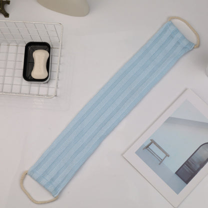 Striped Bath Scrubber Long Strip Nylon Sauna Towel Thickened Adult Back Scrubber