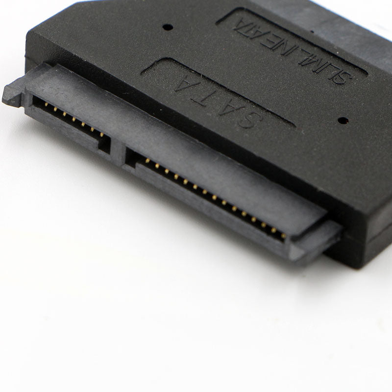 SATA22P to SLIMLINE SATA13p laptop optical drive position rotation head