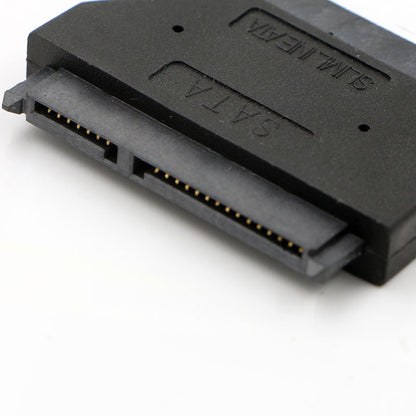 SATA22P to SLIMLINE SATA13p laptop optical drive position rotation head