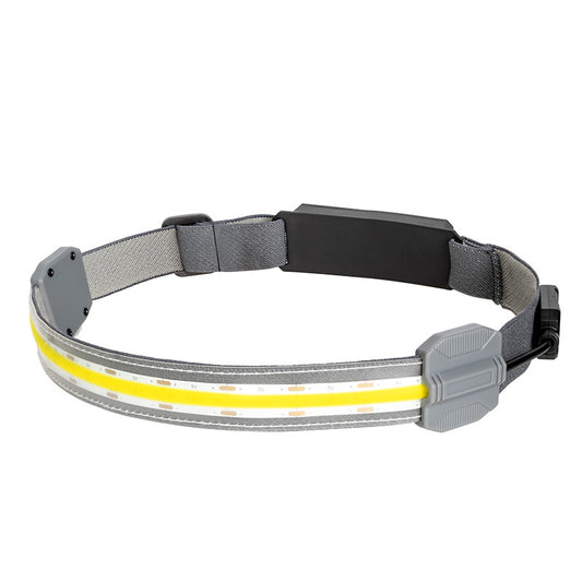 USB Strong Light Outdoor Headlight Silicone Sensor Headlight Rechargeable Portable Night Running LED Mini Headlight Night Light