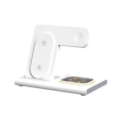 3-in-1 wireless charger supports fast charging and multifunctional wireless charging