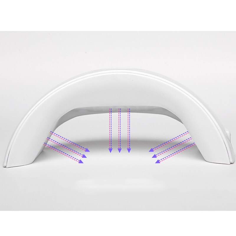 36W UV Lamp 12pcs LED Nail Dryer Micro USB Gel Varnish Curing machine With Timer button Sensor Nail Art Tools