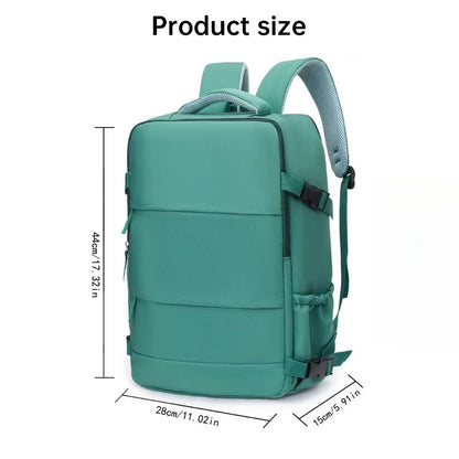 Premium Travel Backpack: Airplane-Approved Laptop Bag for School & Work, Waterproof Carry-On for Men & Women