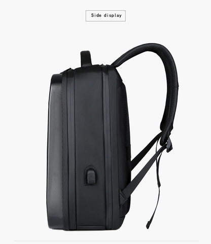 Waterproof leisure backpack large capacity ABS laptop bag usb men's backpack