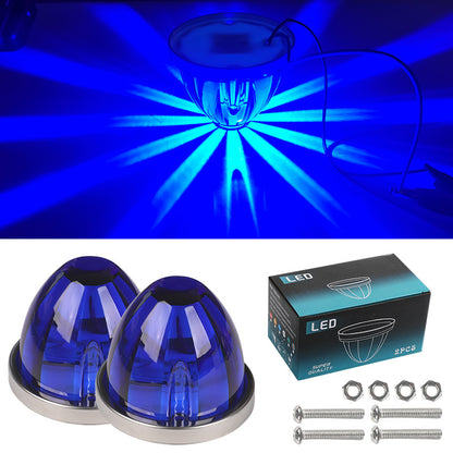 Glass plastic watermelon lights truck side lights LED lights ship signal lights