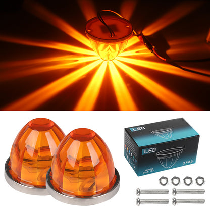Glass plastic watermelon lights truck side lights LED lights ship signal lights