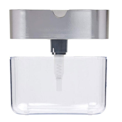2-in-1 Sponge Box Soap Dispenser Double Layer Kitchen Plastic Soap Dispenser Sponge Scrubber Holder Multifunctional soap Box