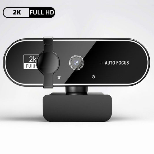 Mini 4K USB Webcam with Mic, Auto Focus HD Camera for PC & Laptop, 30fps 2K/1080P Conference Cam