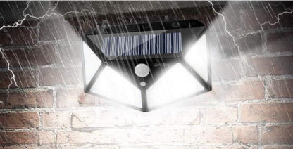 100 LED Solar Light Outdoor Solar Lamp Powered Sunlight Waterproof PIR Motion Sensor Street Light Wall Light Garden Light