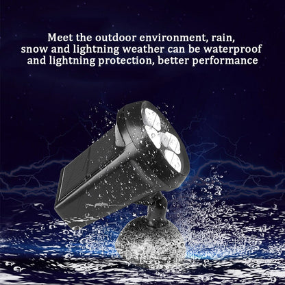 360 Degree Rotation Motion Sensor Corridor Solar Powered Energy Saving Yard Outdoor LED Spotlight Wall Mount Adjustable Garden